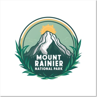 Mount Rainier National Park Washington state Posters and Art